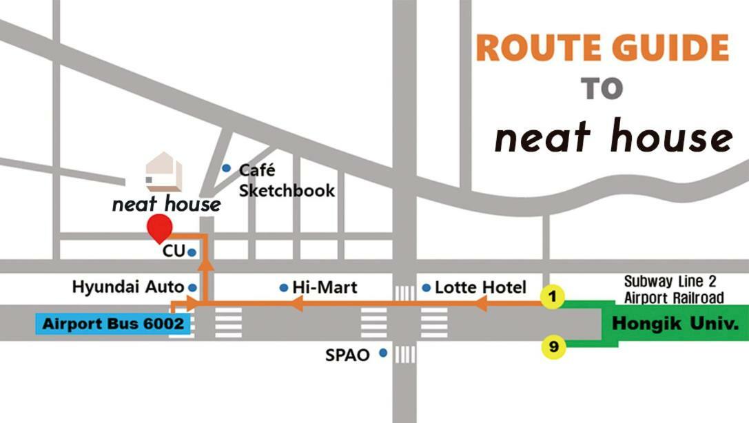 Neat House Hotel Seoul Bagian luar foto